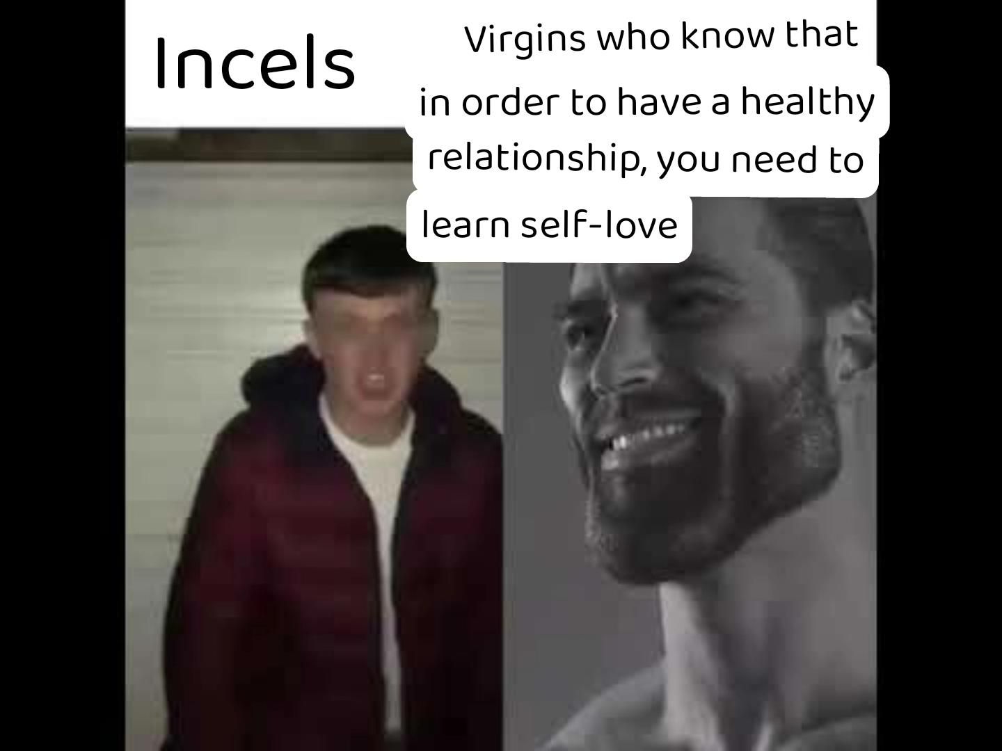 Self loving virgins>incels
