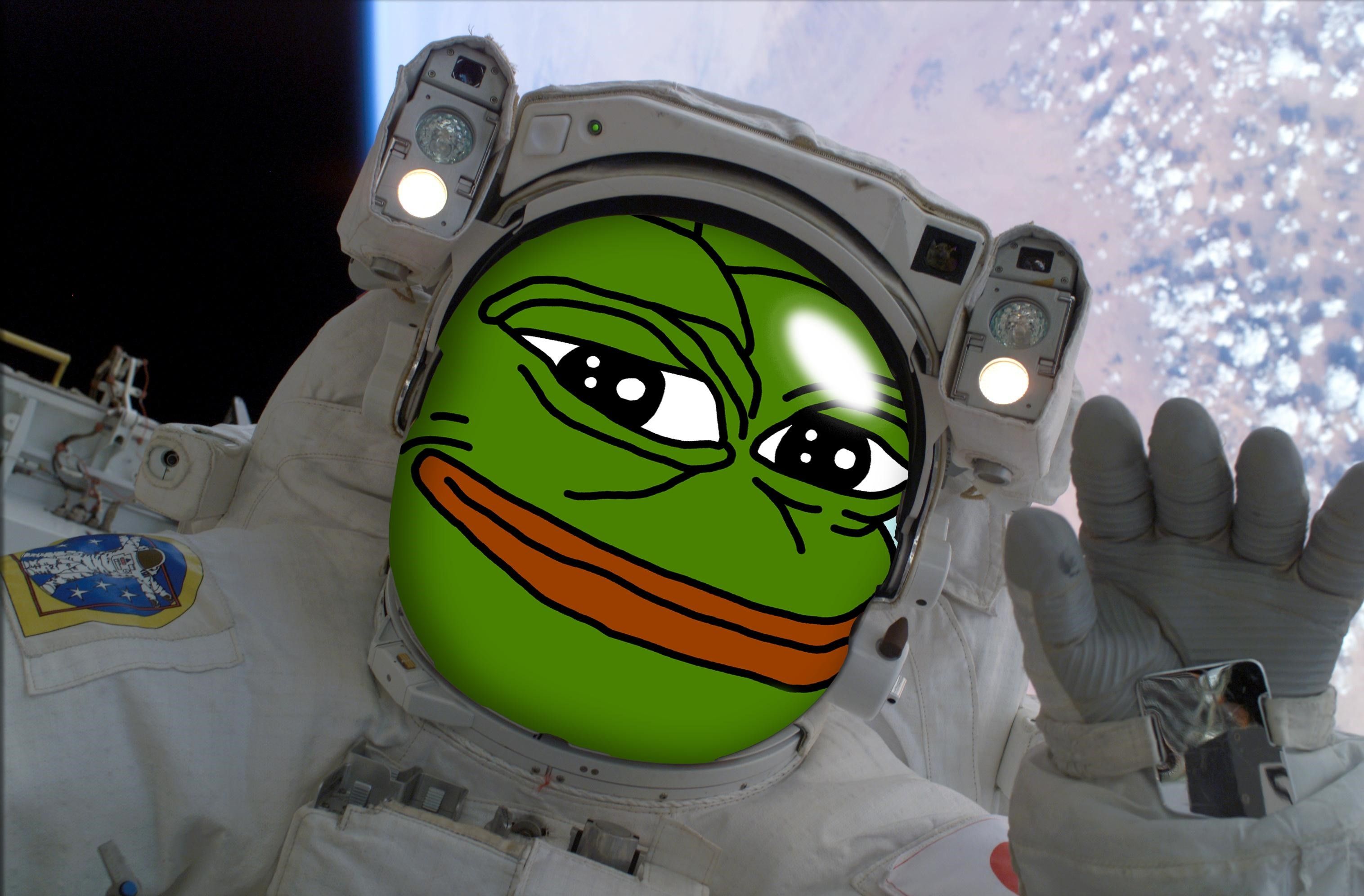 Pepe/apu a day - 275 Astronaut Pepe