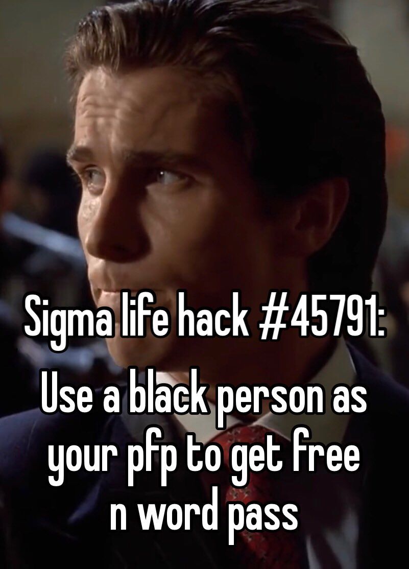 Paint your face black to get it irl