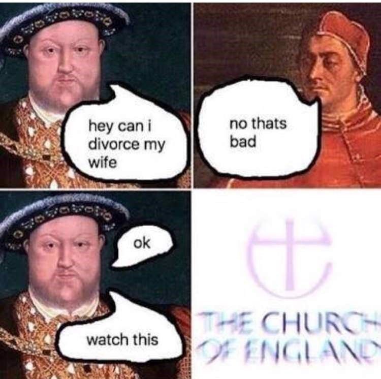 Well played, King Henry VIII