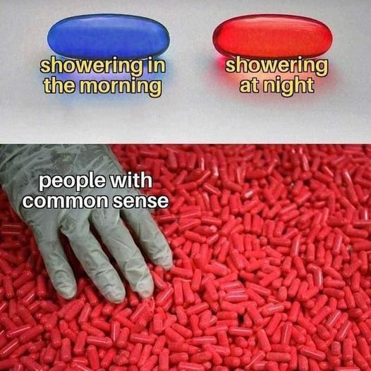 I used to shower at morning, but I started showering at night. The difference is night and day.