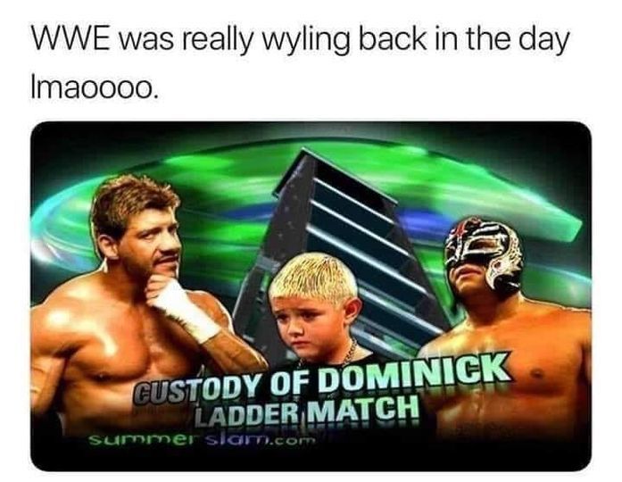 WWE lore is a ***ing rabbit hole.