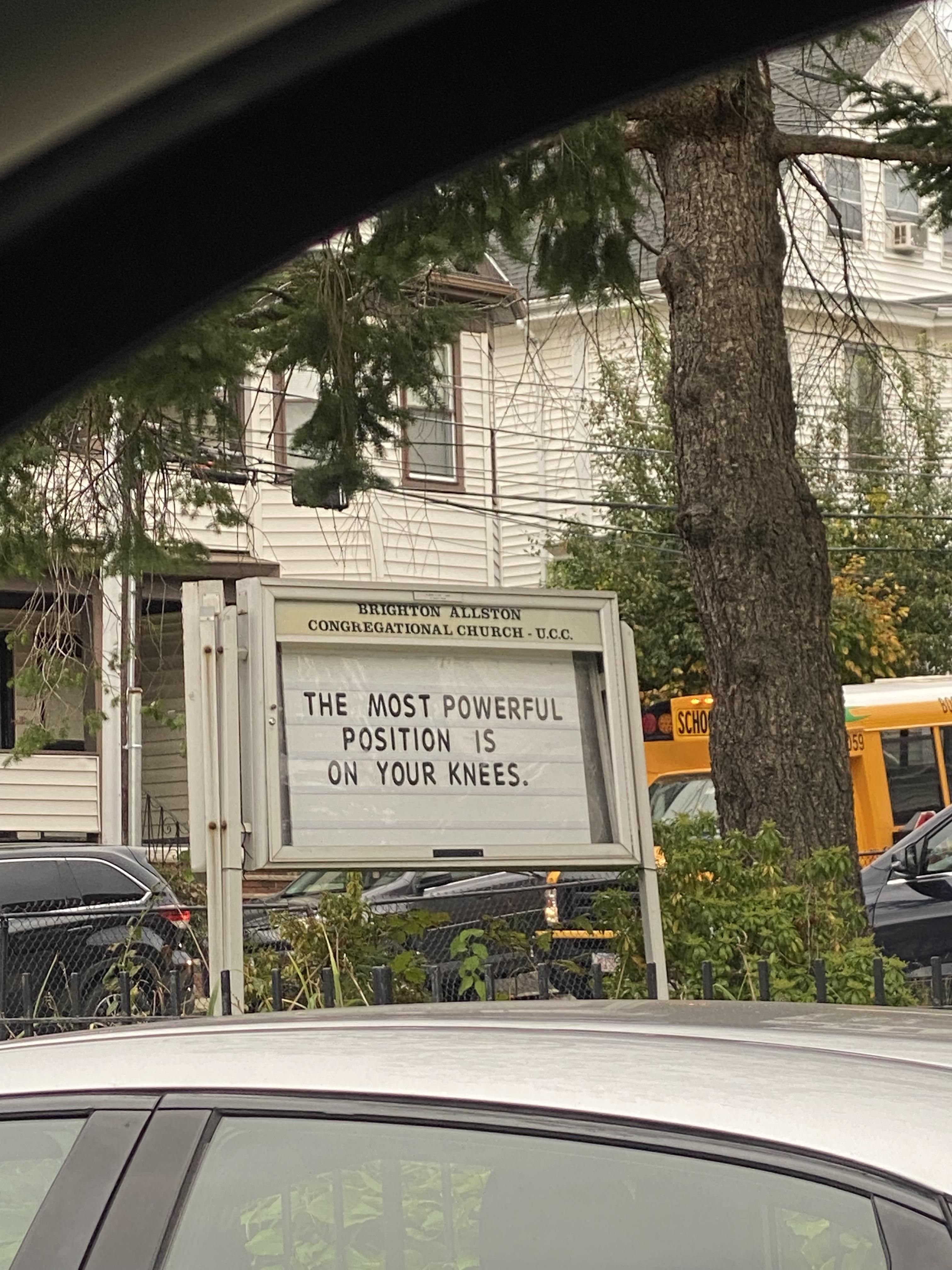 Our local church be wylin today