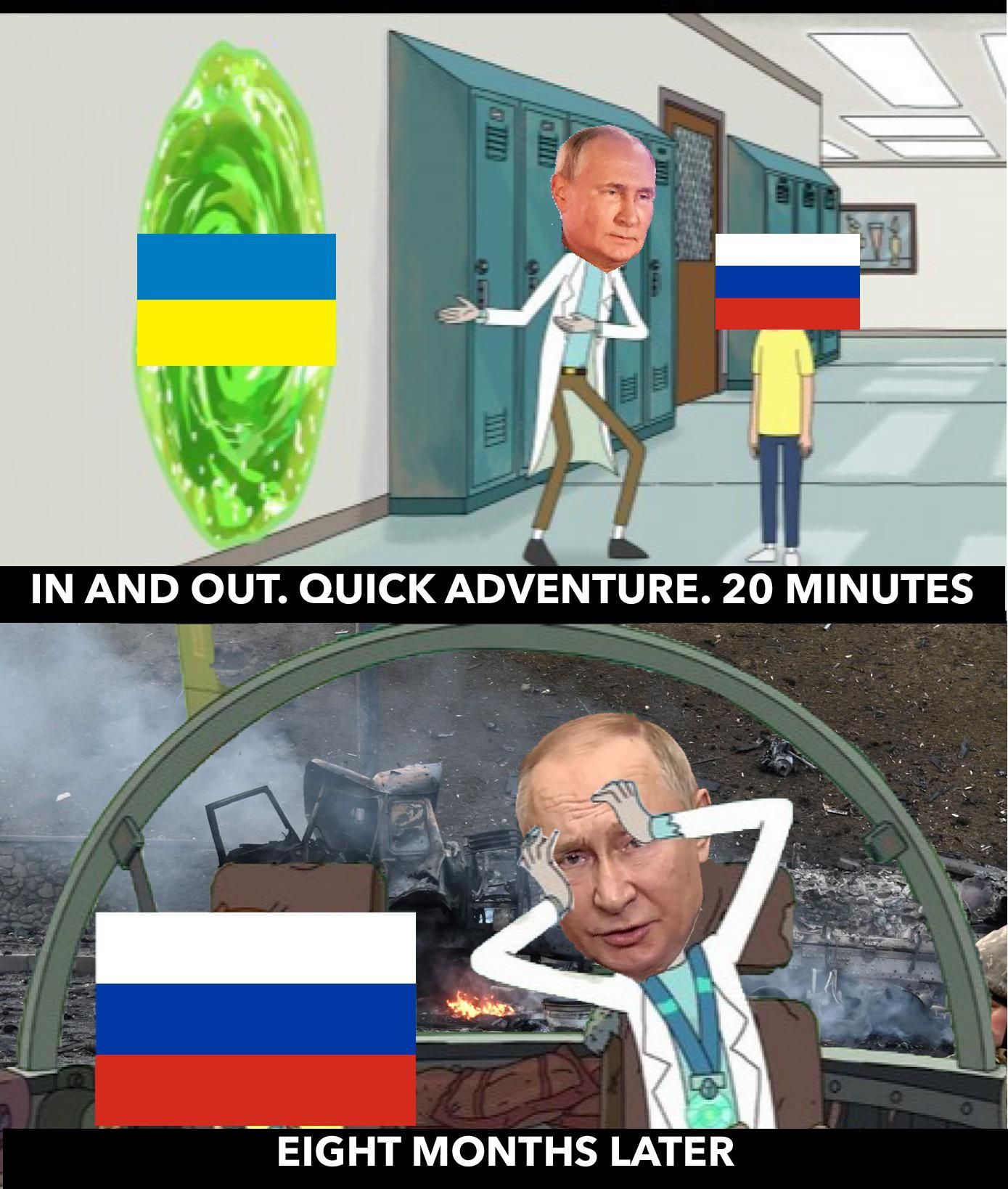 Another “brilliant” plan from that Russian guy