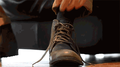 Bionic Prosthetic hand tying shoelaces