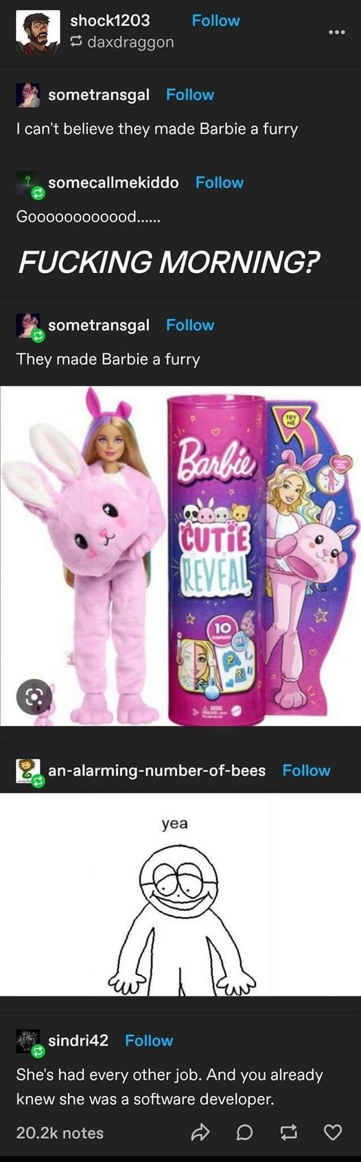 Barbie's yiffing adventures