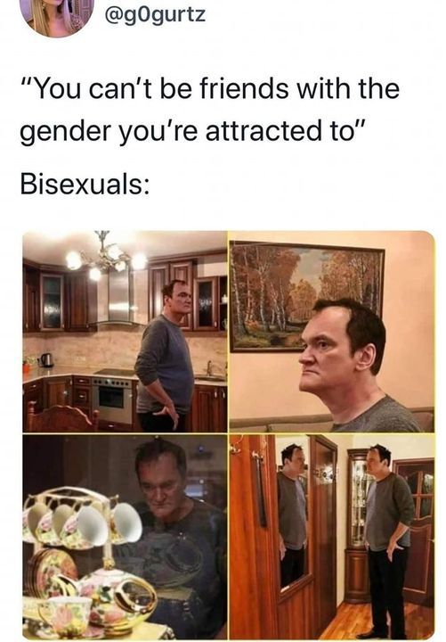 Luckily for Tarantino, feet is not a gender.