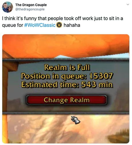 Surely this won't happen again when wotlk comes out!