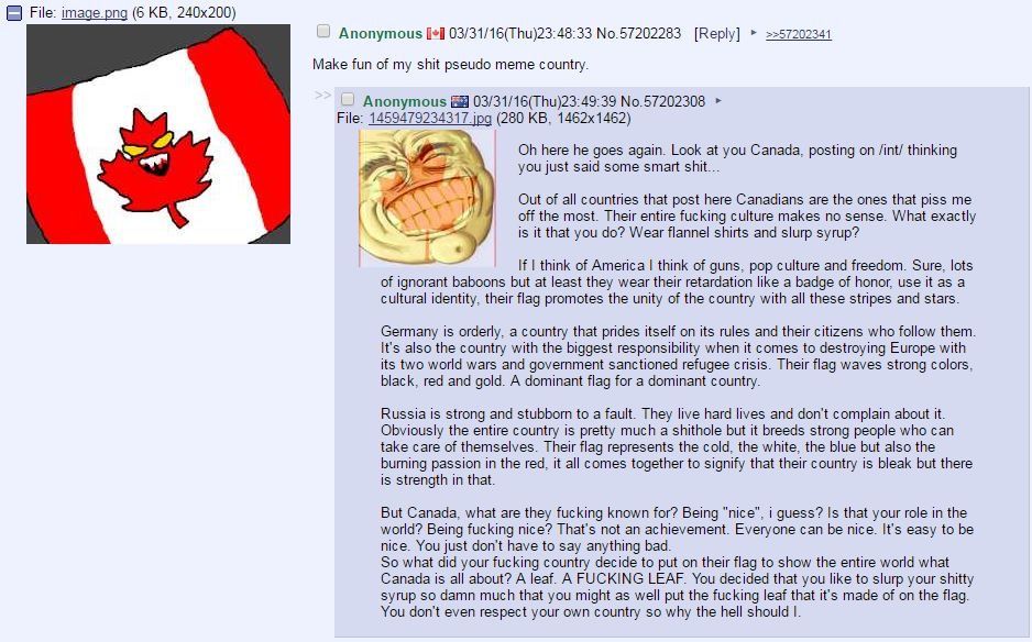 Anon hates Canada
