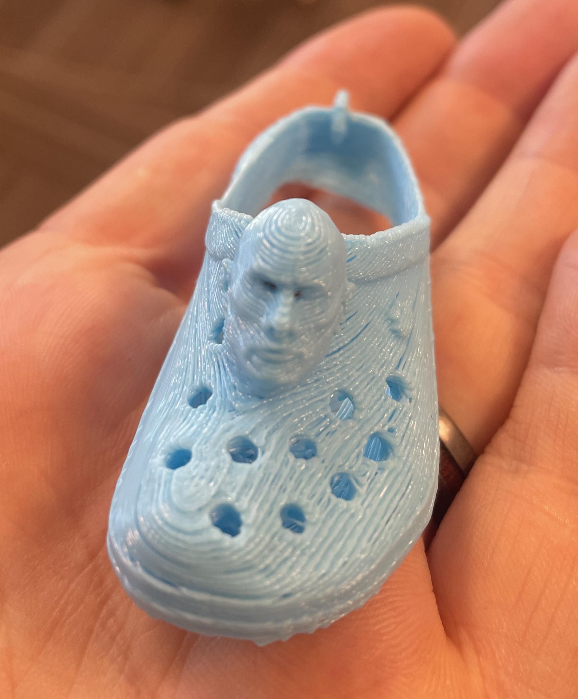 My students are carrying around 3D printed “Dwayne the Crock Johnsons”