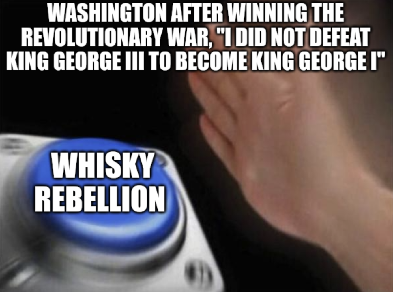 Washington forgetting what he promised to the nation