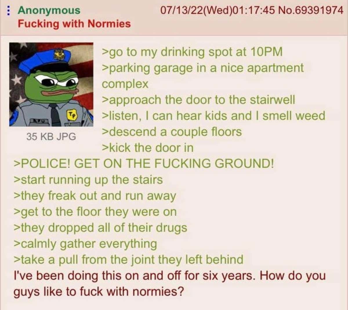 not a cop