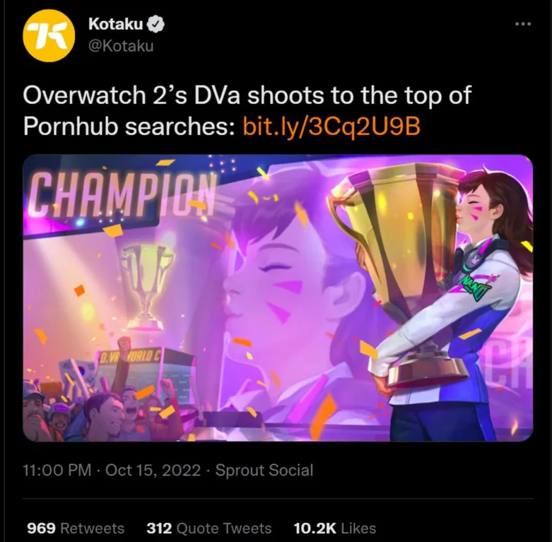 She even has a trophy