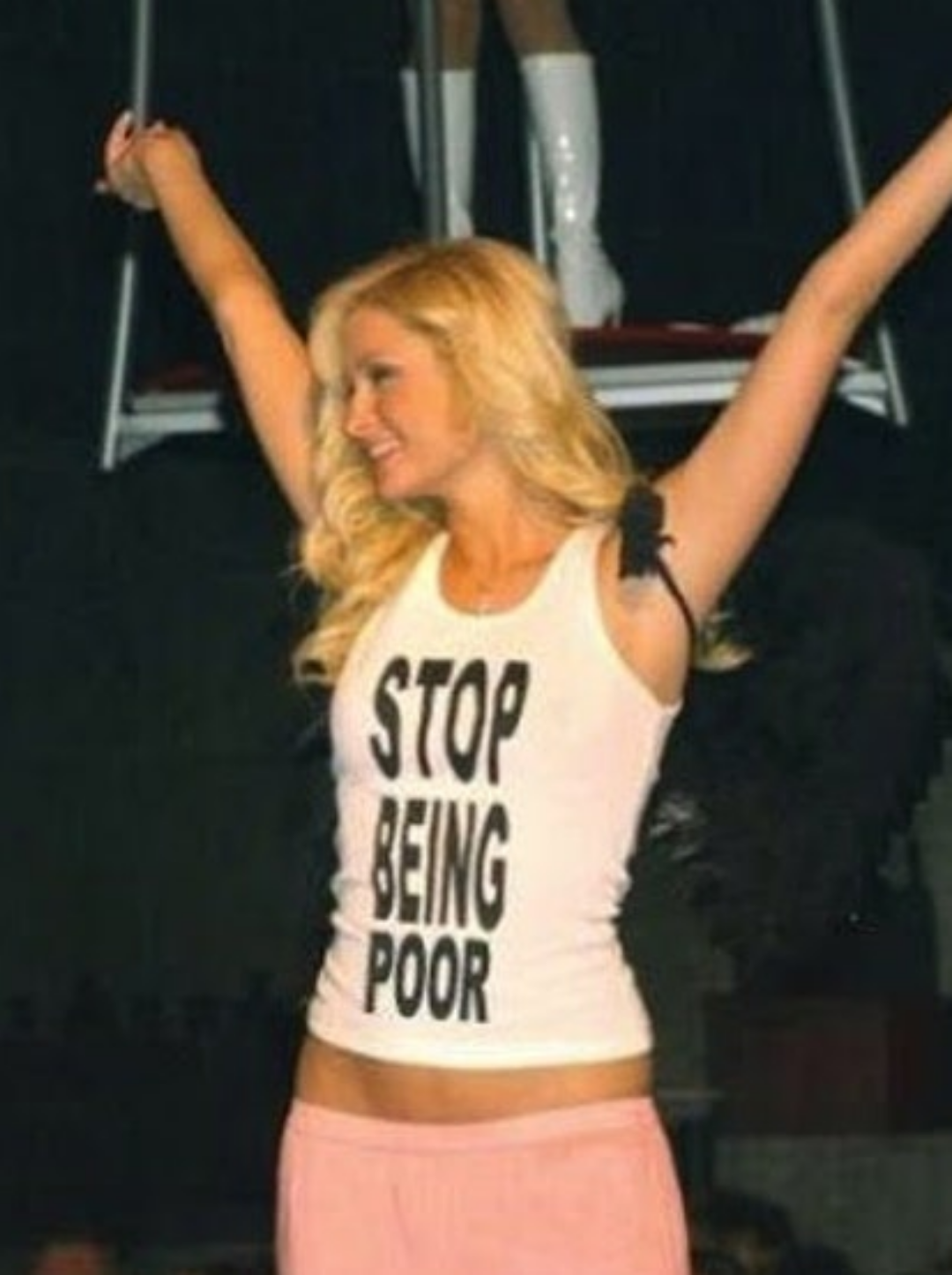Paris Hilton solves world poverty