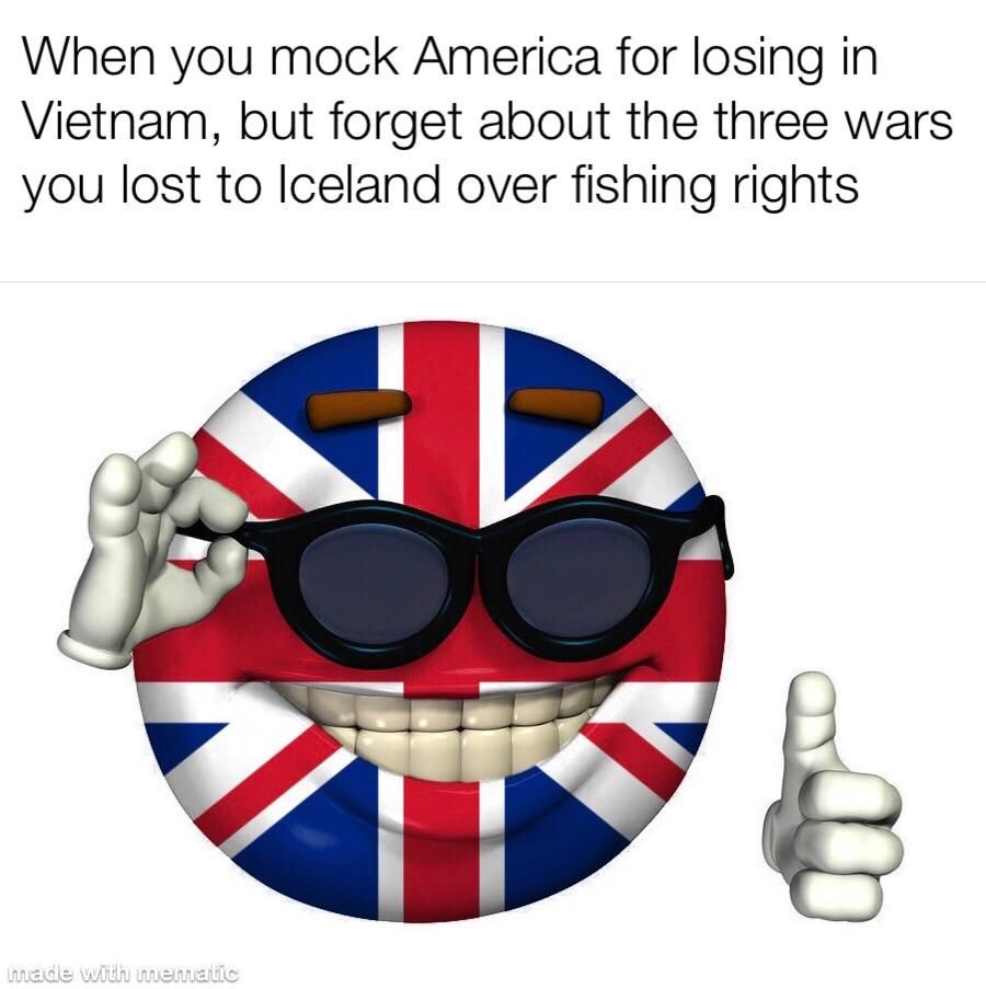 Let's leave that to UK-Iceland dispute