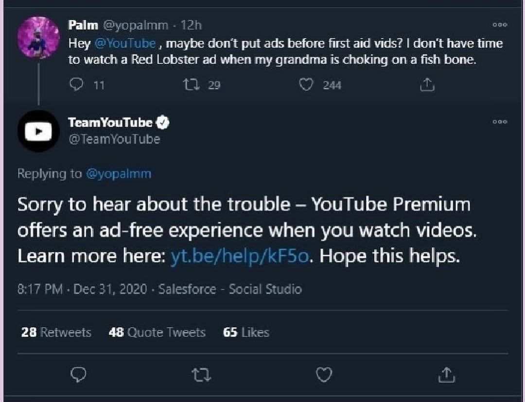 Pay up