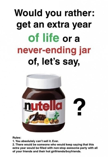 ALWAYS nutella