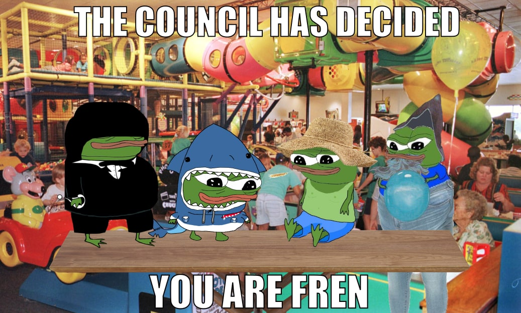 Welcome to the council fren
