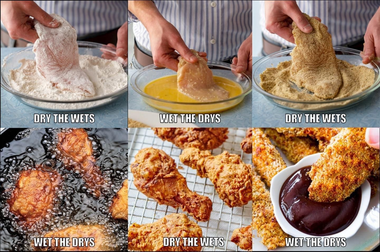 Do you like your chicken wet or dry?
