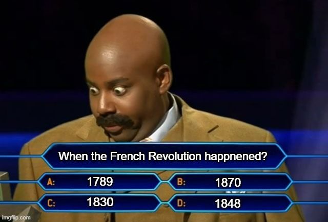 French Revolution? Which one?