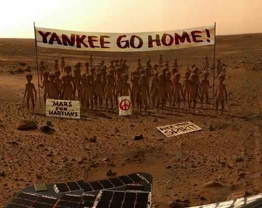 Mars is for Martians!