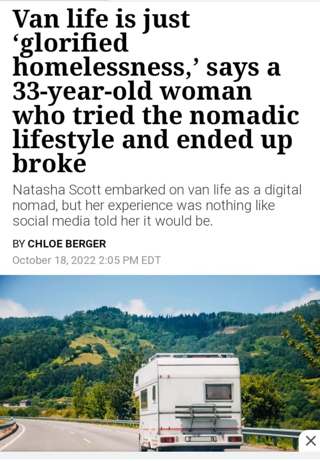Imagine my shock