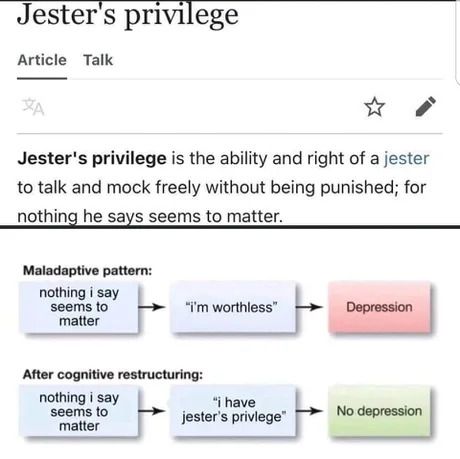 We live in a jester world
