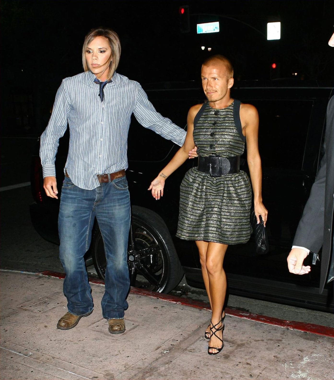Wait .. What . The Beckhams Hit The Town