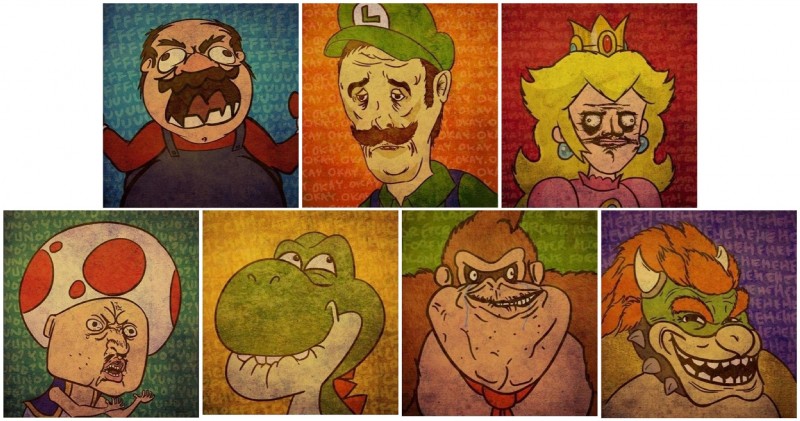 Mario Meme Faces!