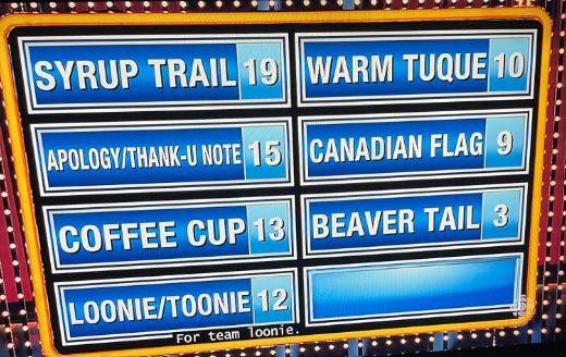 name something found at the scene of a bank robbery that would make you think a canadian did it
