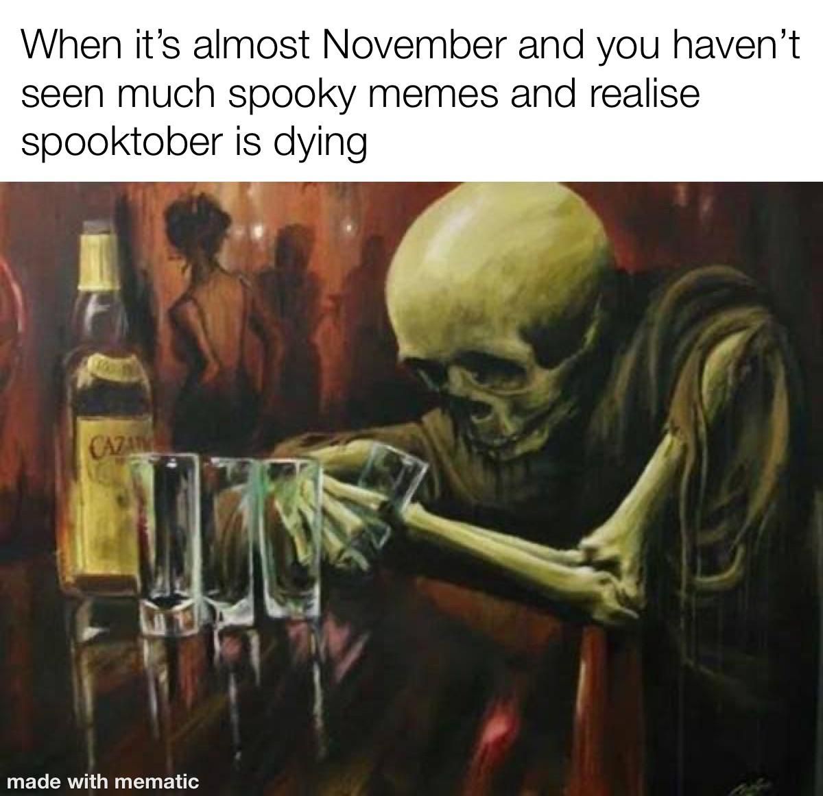 The fall of spooktober