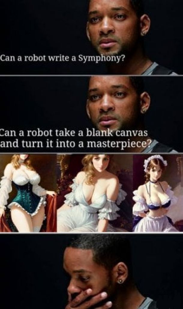 Still call BS on those drawings being generated by AI