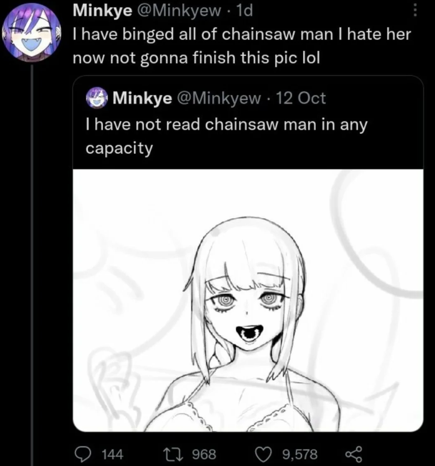 at least she tastes good