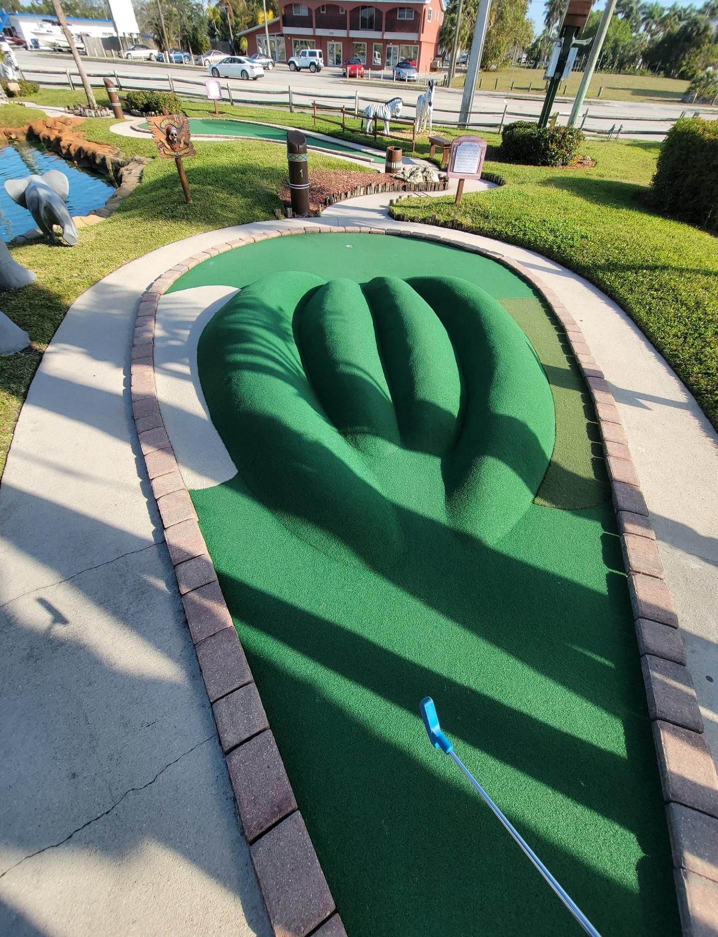 What kind of miniature golf hole is this?