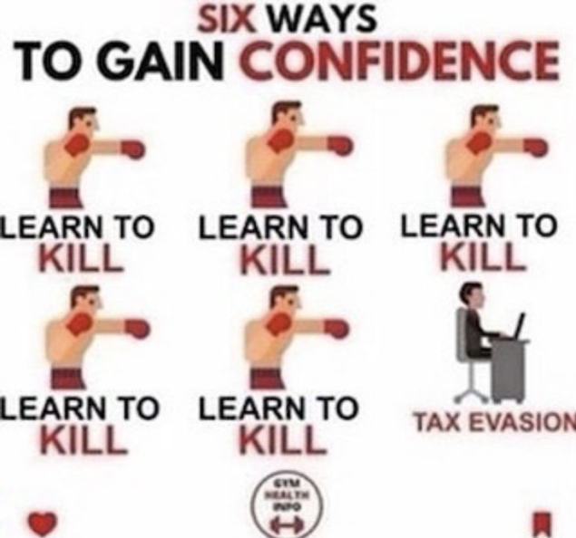I have to learn tax evasion
