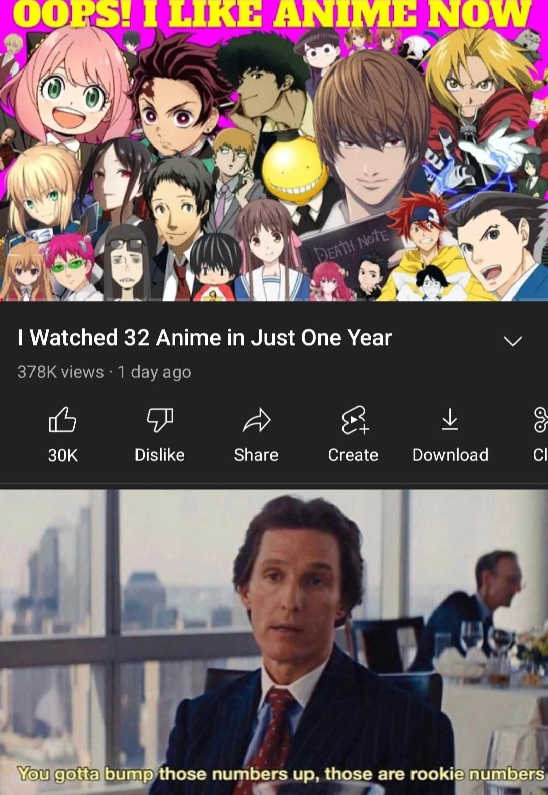 I haven't watched anime in months to be fair
