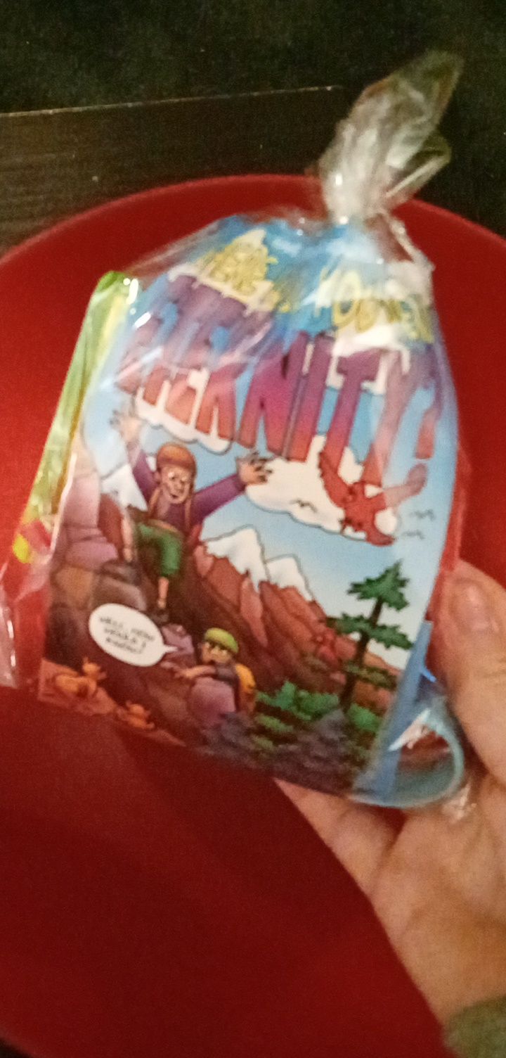 Check your kid's candy bags! This one had religion in it!