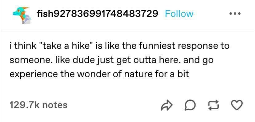 It's basically "touch some grass bro"