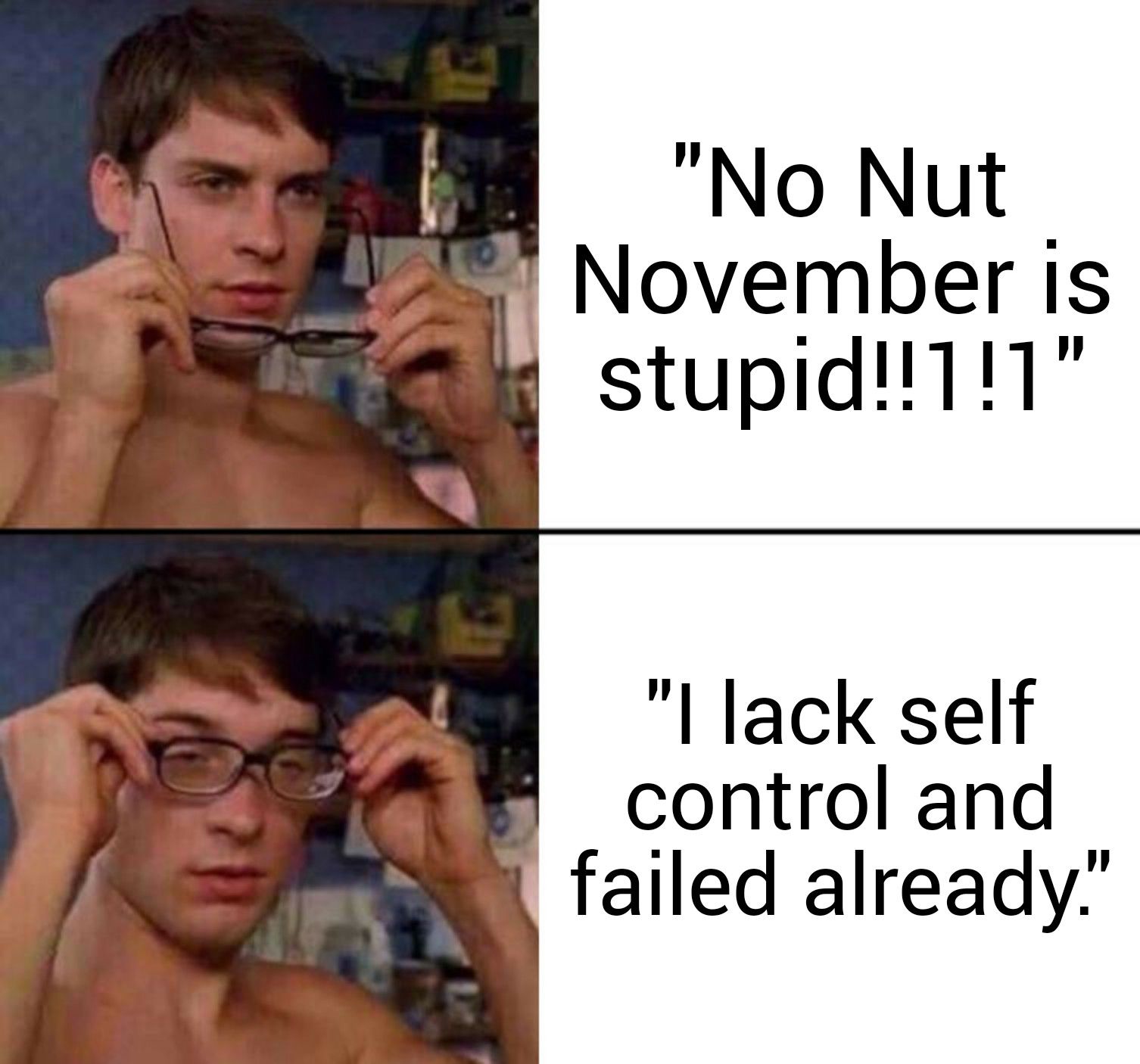 What the No Nut November hate feels like.