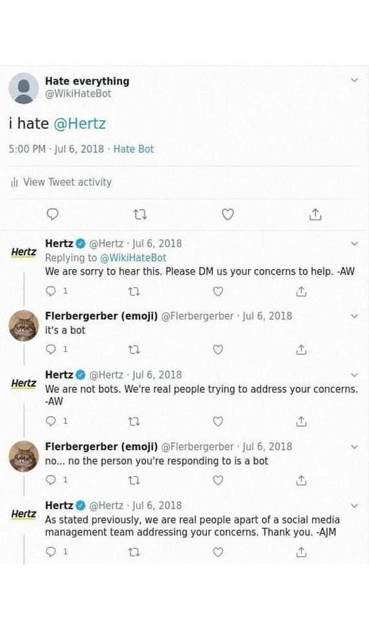 Totally not a bot. Twitter doesn't even have bots.