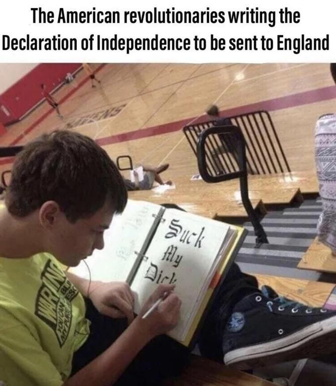 Declaration of Independence is authored. 1776