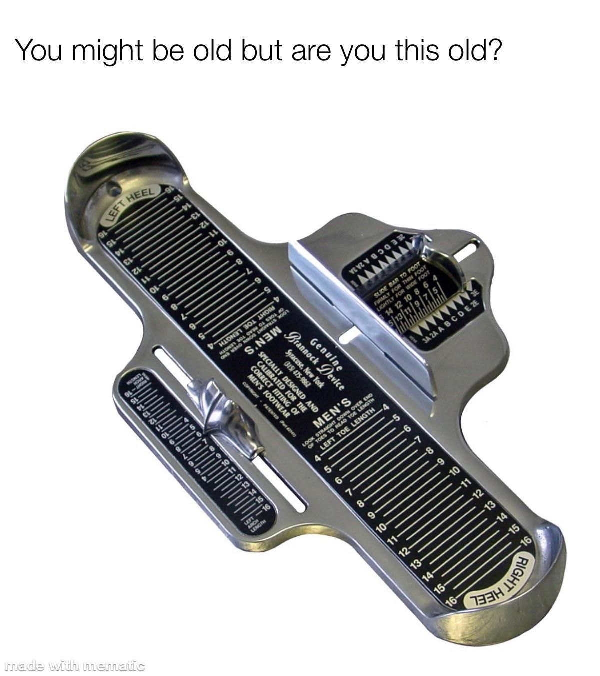 You might be old but are you this old?