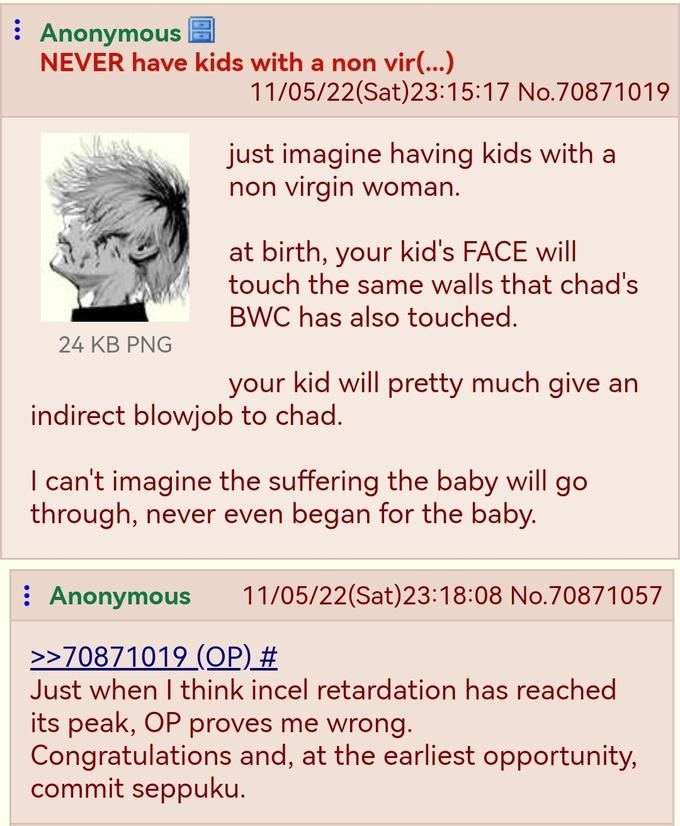 Apparently it's better if your baby gives an indirect blowjob to you instead