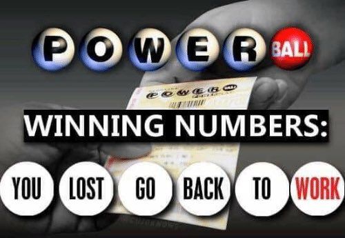 The winning Powerball numbers...