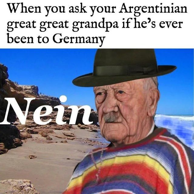 Nice Chaplin stache, grampa