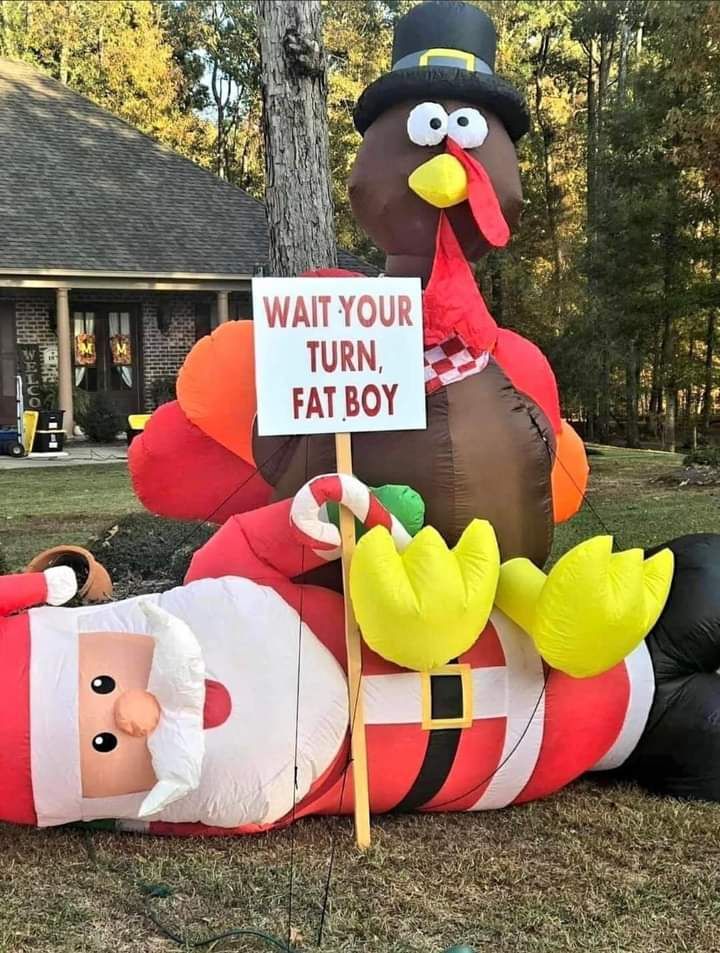 well the Turkey has a point we should be waiting anyway!