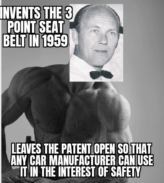 Nils Bohlin is a Chad, invents a seat belt that saves lives and is the standard in all cars whatever the model