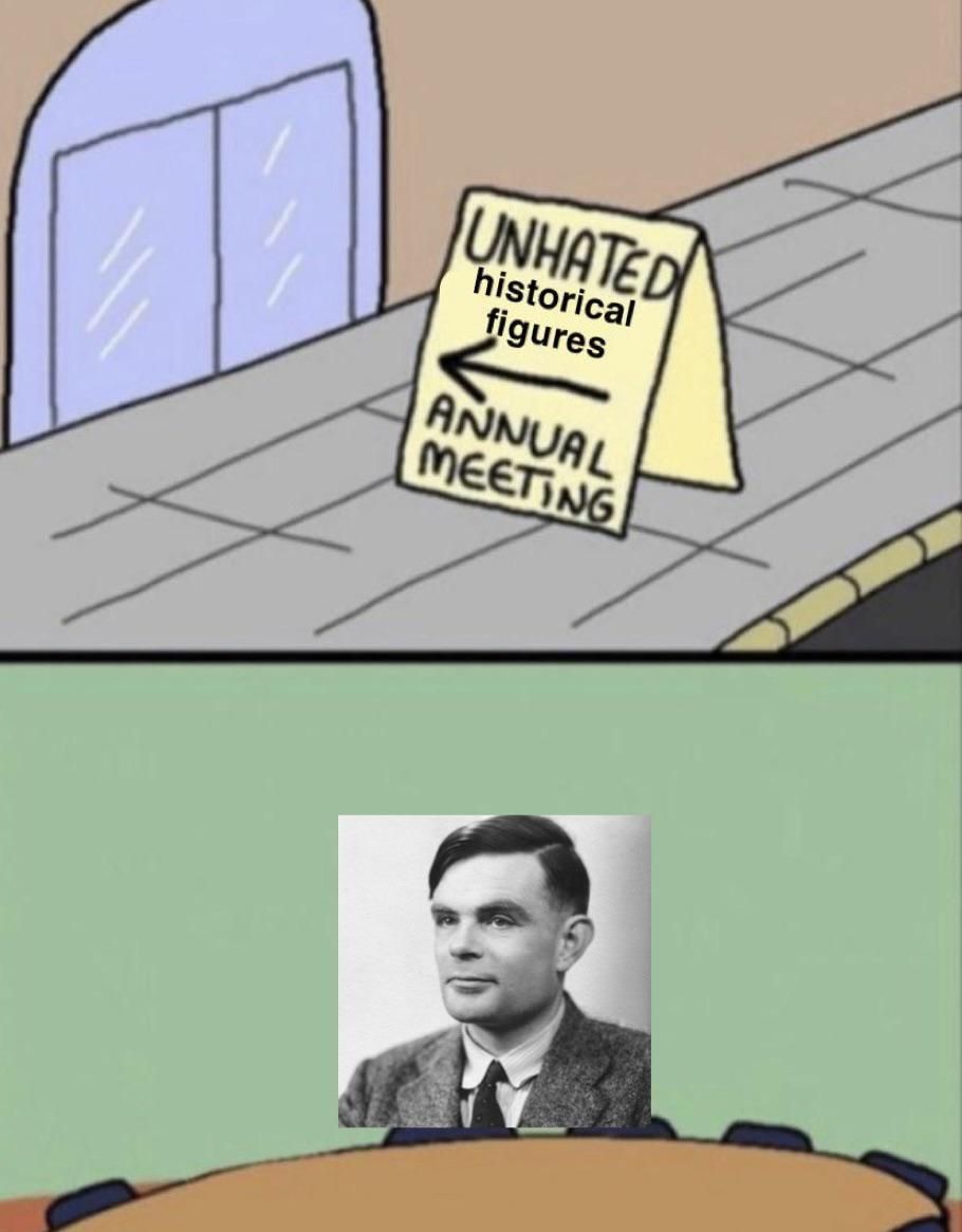 How could anyone hate Alan Turing?