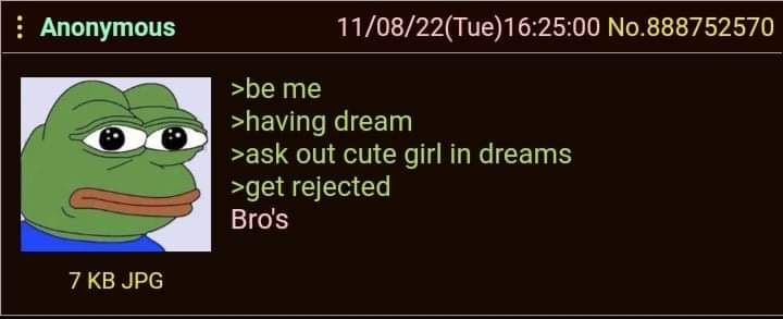 I know anons pain
