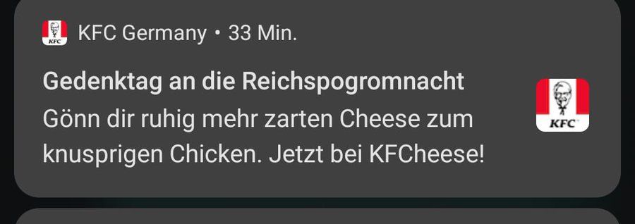 Is Tom89 working for KFC now?